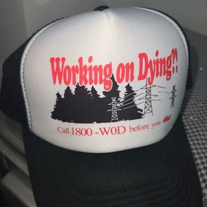 Working On Dying Trucker Hat